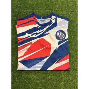Christian Pulisic jersey mens extra large blue red puma soccer lighweight 33
